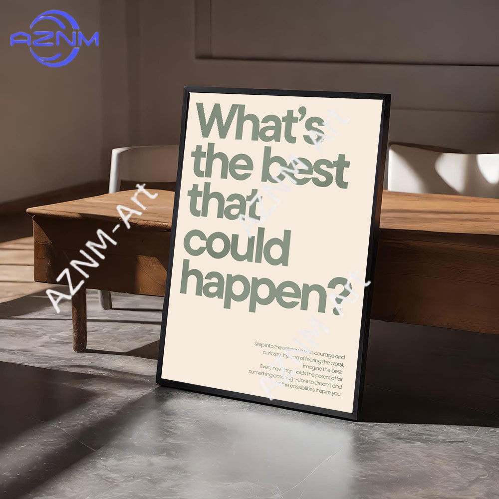 Home Office Quotes - Kutipan Motivasi Minimalis Poster Seni Disiplin