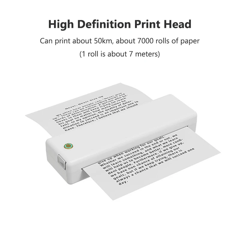 Printer termal A4 portabel Blu - Home Office Questions ulasan dan harga