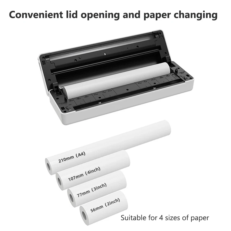 Printer termal A4 portabel Blu - Home Office Questions ulasan dan harga
