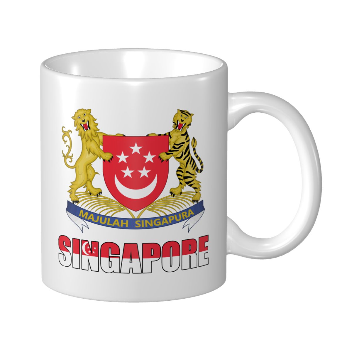 Mug Cangkir Mark Mug Bendera H - Home Office Singapore ulasan dan harga