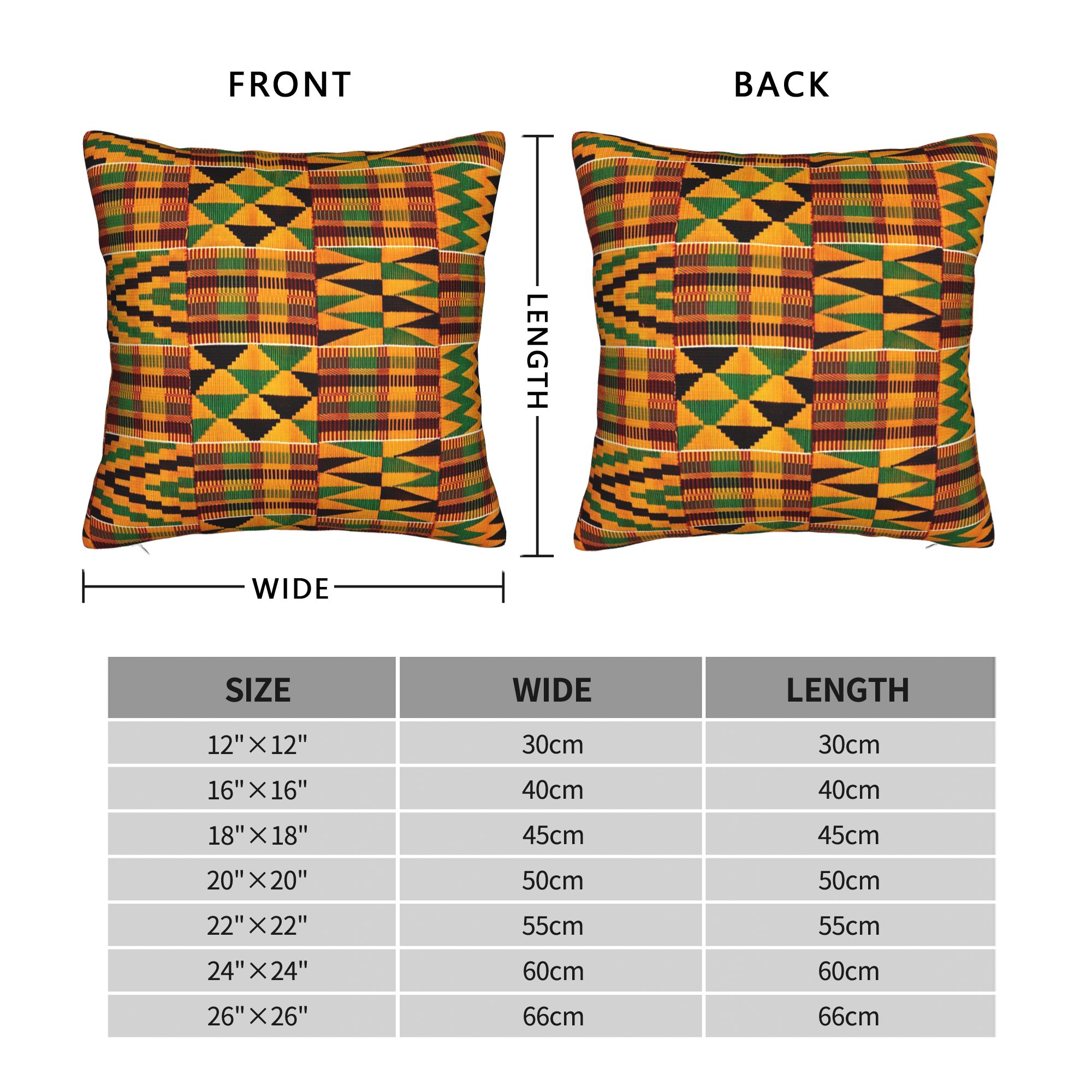 Sarung Bantal Kain Kente Asli  - Home Office Kent ulasan dan harga