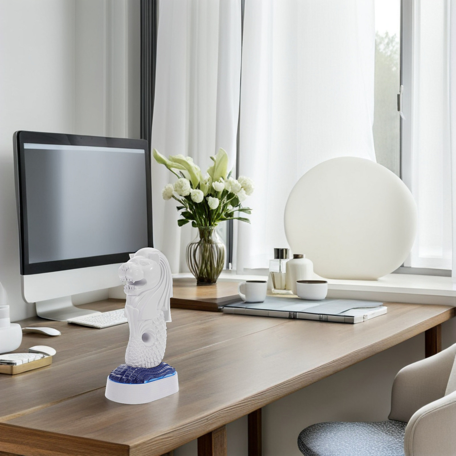 Patung Singapura Merlion yang  - Home Office Singapore ulasan dan harga