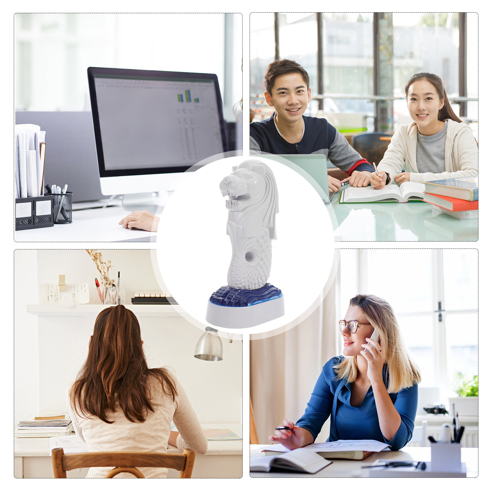 Patung Singapura Merlion yang  - Home Office Singapore ulasan dan harga