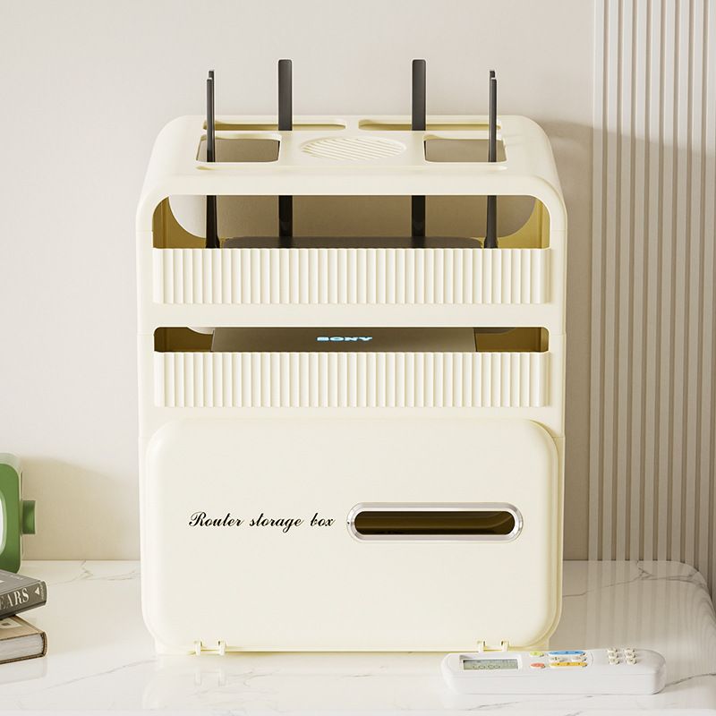 Kotak Penyimpanan Router Plast - Cable Management Box ulasan dan harga