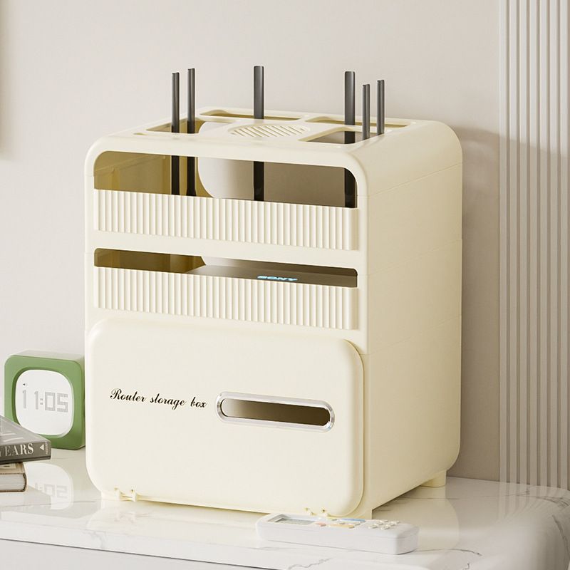 Kotak Penyimpanan Router Plast - Cable Management Box ulasan dan harga