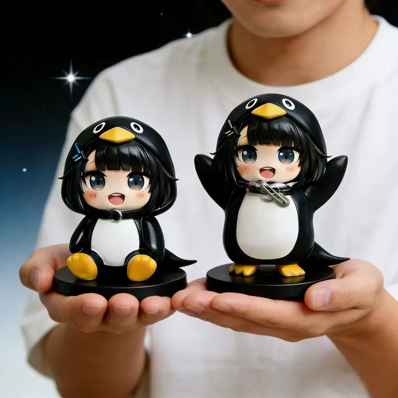 Guguga Figur PVC Penguin Kecil - Home Office Romance Manga ulasan dan harga