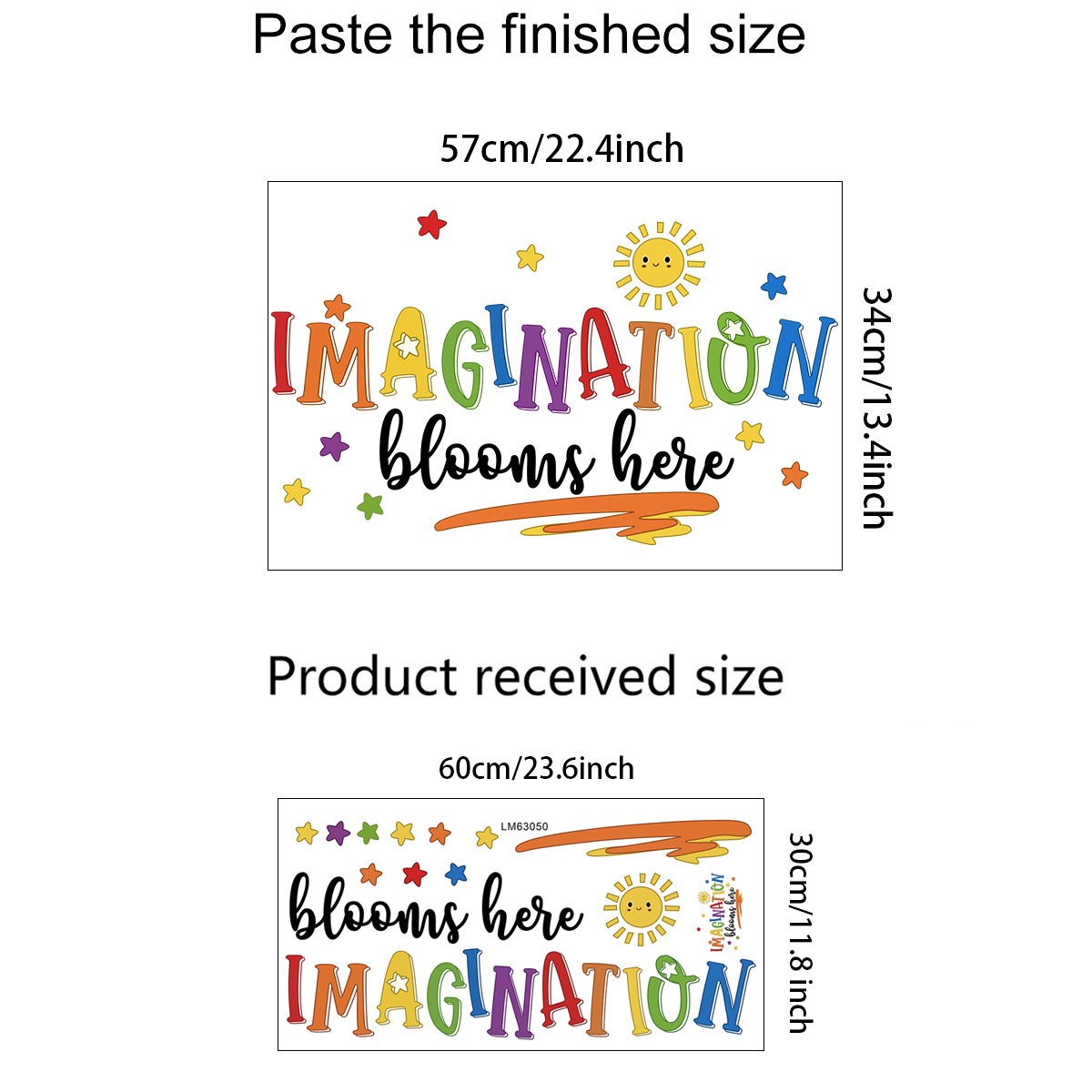 Stiker dinding frasa bahasa In - Home Office Quotes ulasan dan harga