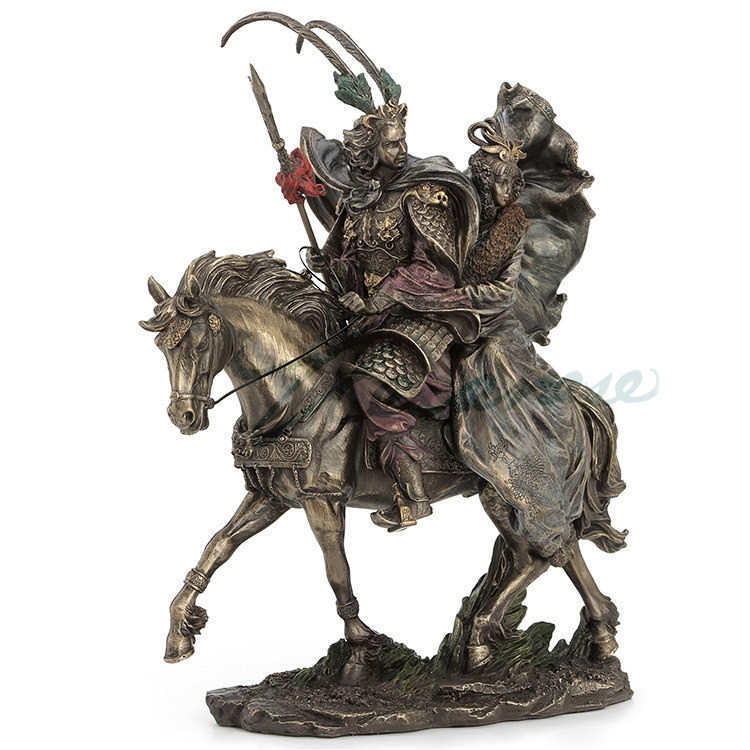 Patung Resin Lu Bu & Diao Chan - Home Office Romance ulasan dan harga