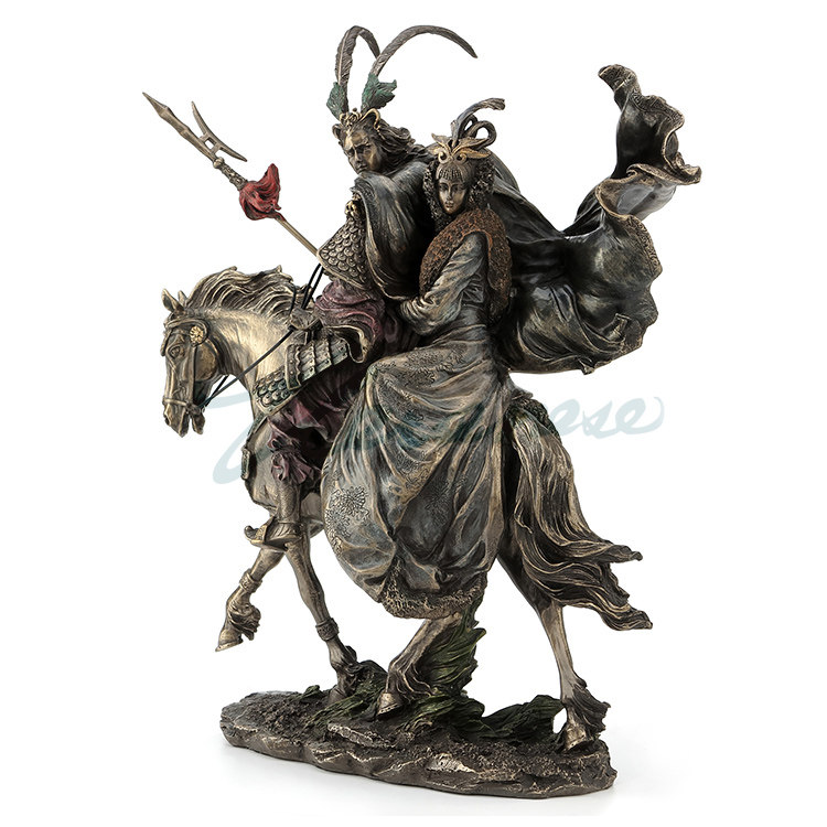 Patung Resin Lu Bu & Diao Chan - Home Office Romance ulasan dan harga