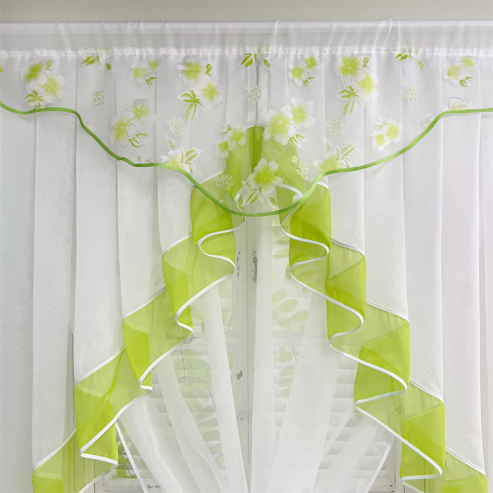 Set Tirai Tipis Motif Bunga Ti - Home Office Romance ulasan dan harga