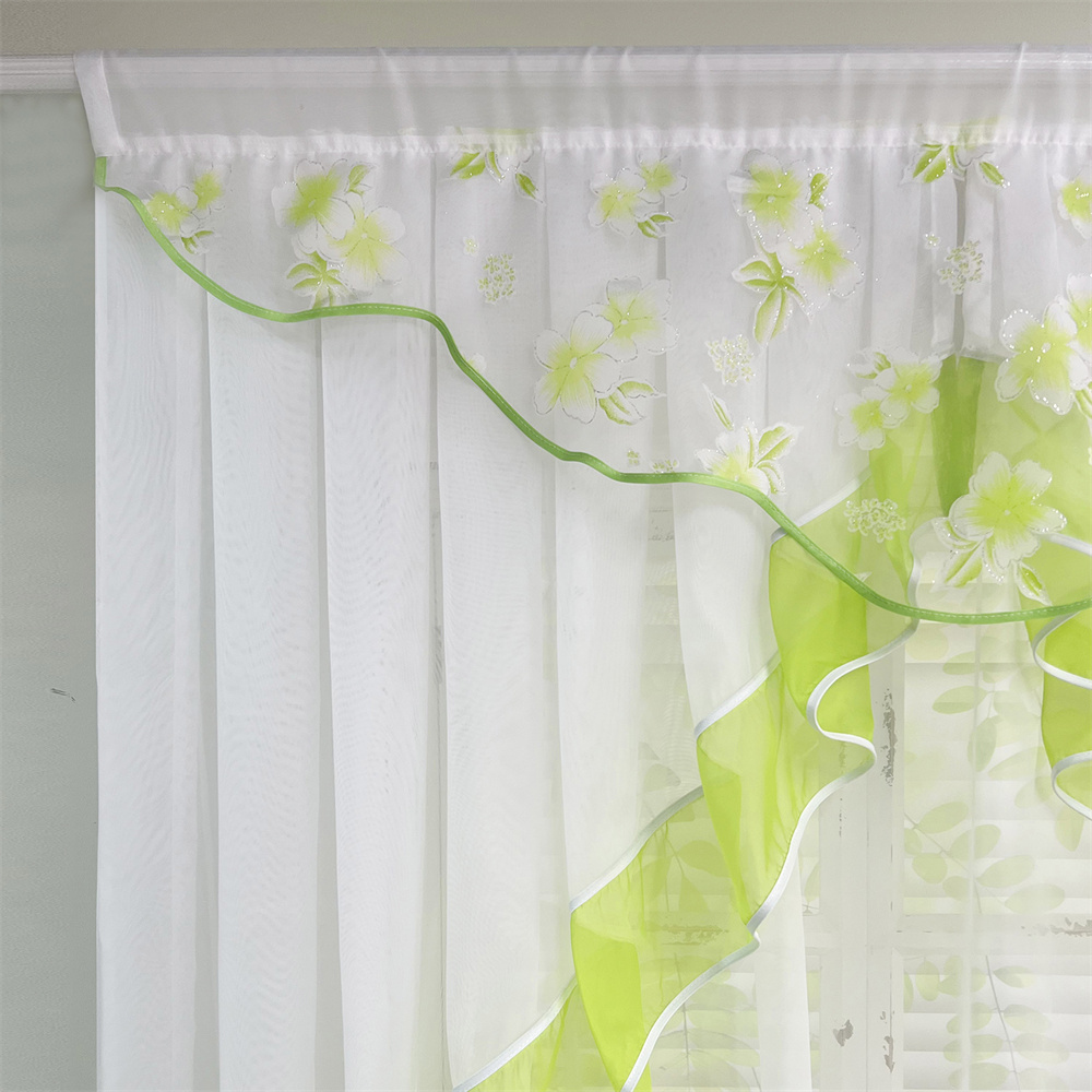 Set Tirai Tipis Motif Bunga Ti - Home Office Romance ulasan dan harga