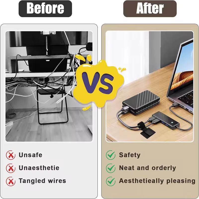 Penahan Kabel di Bawah Meja, P - Cable Management Box ulasan dan harga
