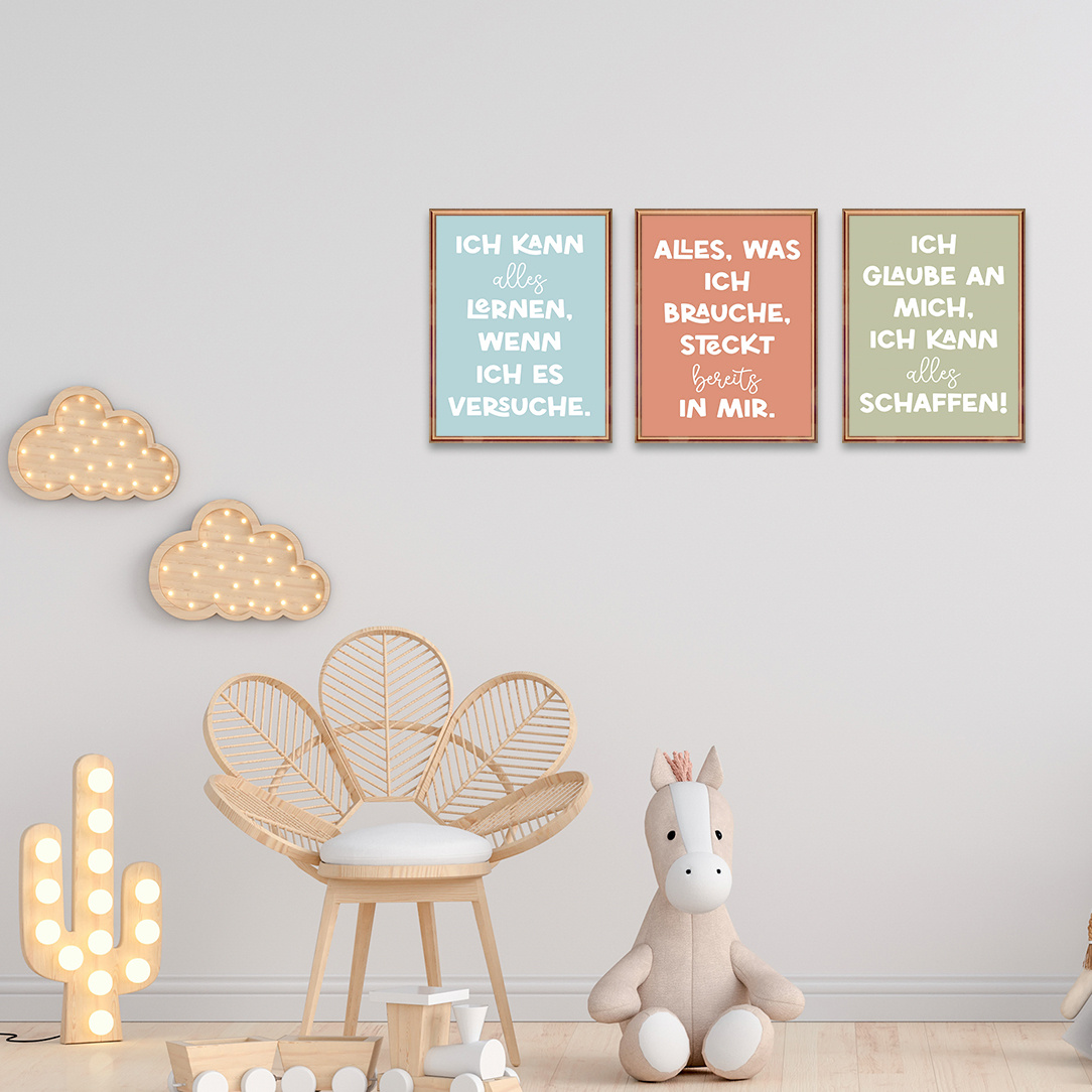 6 buah Lukisan Kanvas Tanpa Bi - Home Office Quotes ulasan dan harga
