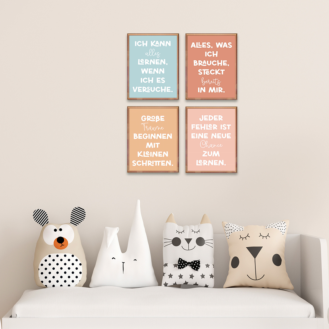 6 buah Lukisan Kanvas Tanpa Bi - Home Office Quotes ulasan dan harga